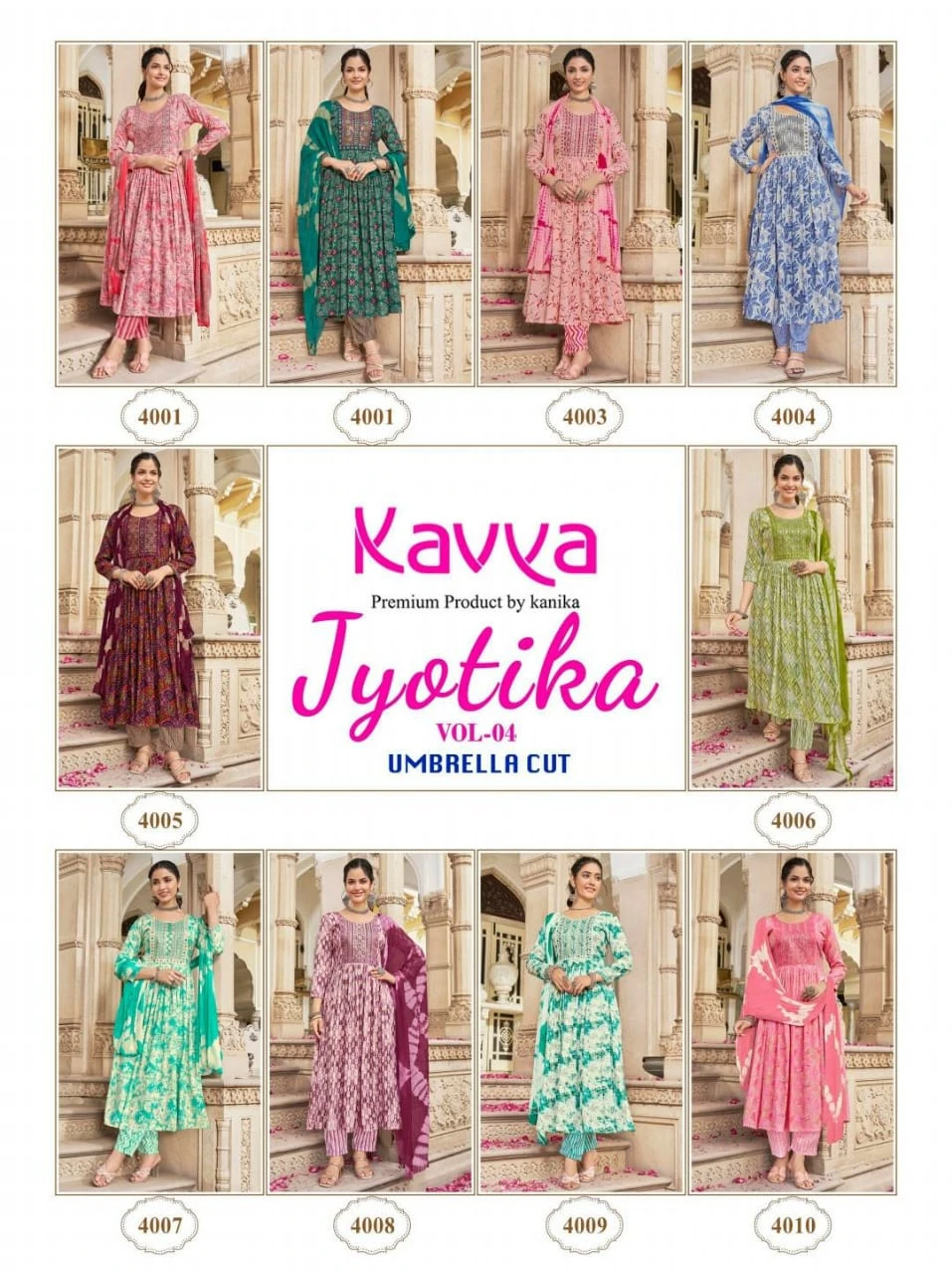 Kavya Jyotika Vol 4 Capsule Foil Print Wholesale Readymade Salwar Suit Catalog — Wholesale Salwar Suits, Kavya wholesale from Surat — view 11